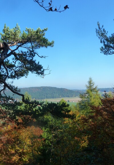 Blick vom Kalmusfelsen