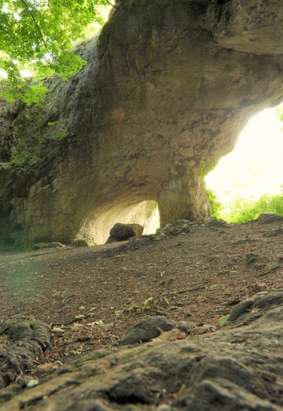 Aussichtspunkt Hohler Fels oberhalb vom Happurger Stausee