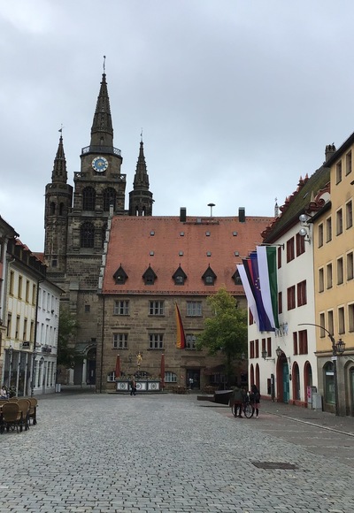 Schleifenroute - Ansbach Martin Luther Platz
