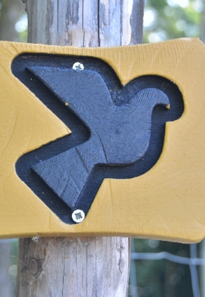 Markierungszeichen des Glaubensweges