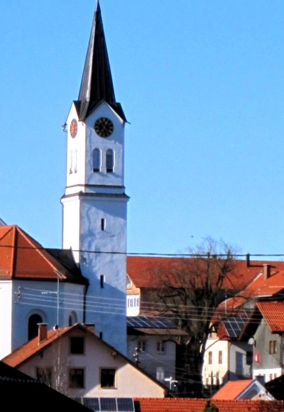 Görisried mit Kirche St. Oswald