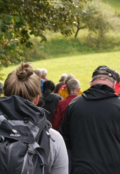 Gemeinsam wandern in Geiselwind