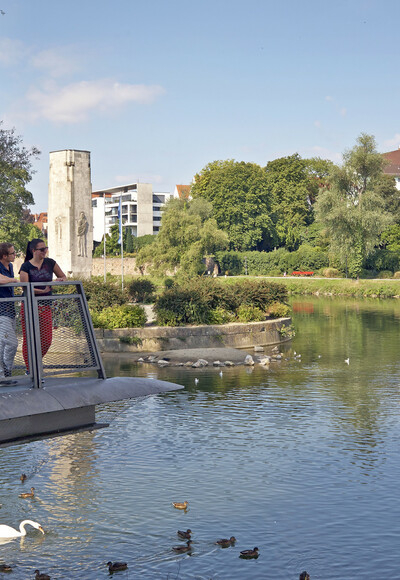 Blick Donau Neu-Ulm