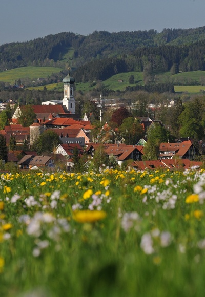 Stadtansicht Frühling