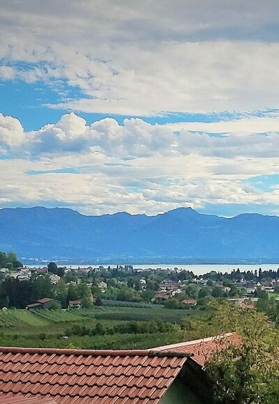 Blick vom Taubenberg zum Bodensee