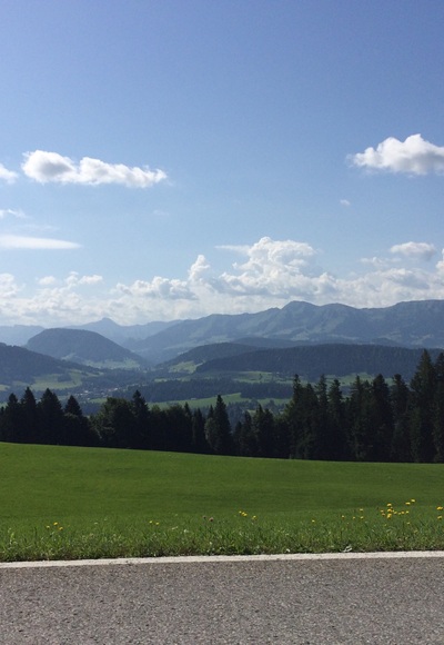 Grandioser Blick in den Bregenzer wald