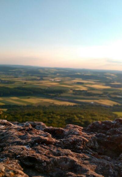 Staffelbergfels - Blick in Maintal