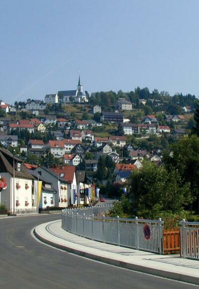 Ortseinfahrt nach Wilhemsthal