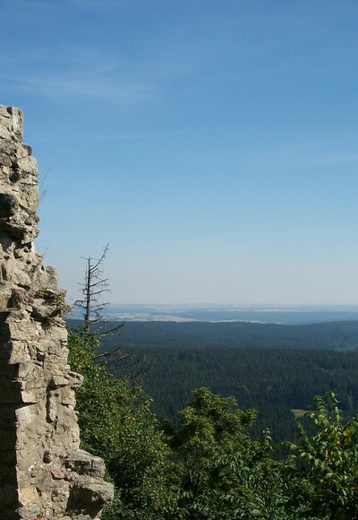 Blick von der Burgruine Epprechtstein