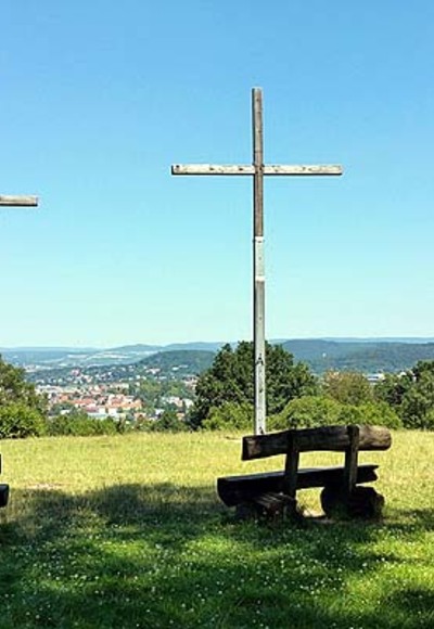 Die drei Kreuze auf dem Sternberg.