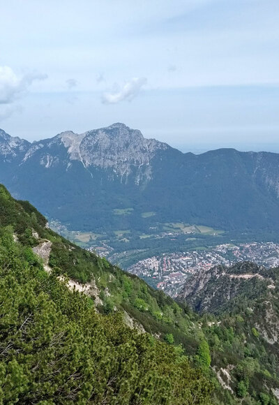 Am Alpgartensteig, kurz vor dem Ziel