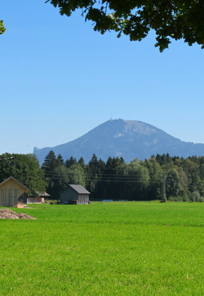 Richtung Gois mit Gaisberg