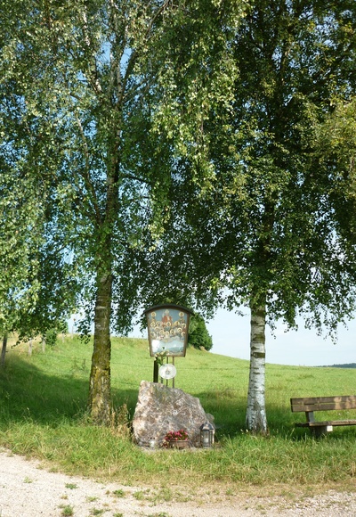 Schöner Aussichtspunkt beim Marterl &quot;14 Nothelfer&quot;