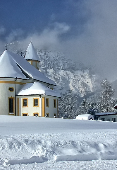 Ettenberger Kirche im WInter