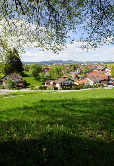 Schwangau vom Kurpark aus