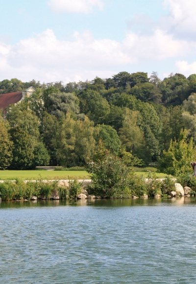 Amperauen mit Kloster Fürstenfeld