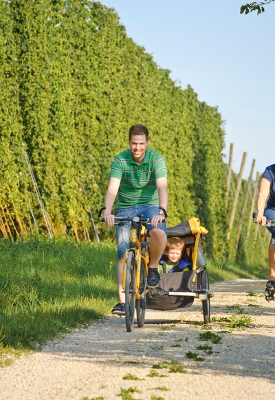 Radfahren im Hopfenland Hallertau