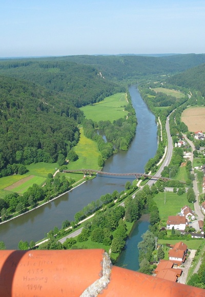 Blick von Burg Randeck