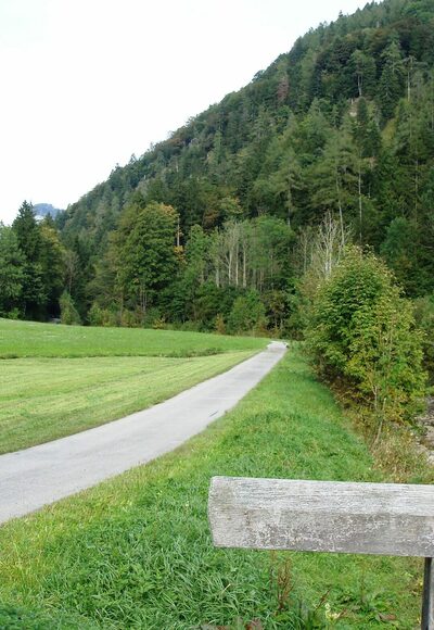 Von Sachrang Richtung Hohenaschau