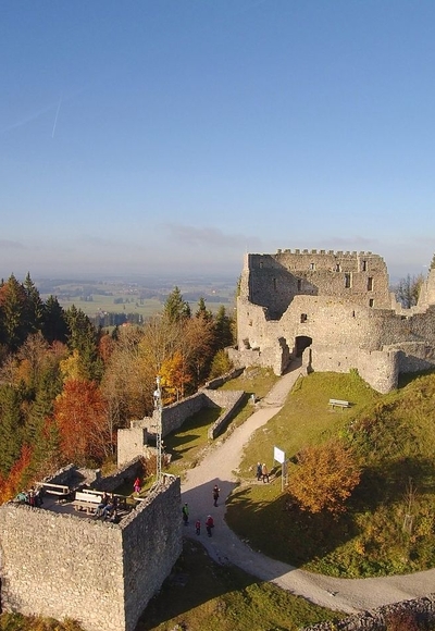 Burgruinen Hohenfreyberg und Eisenberg im Allgäu