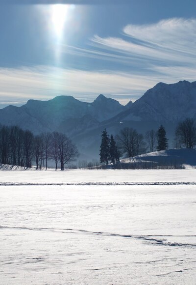 Winterlandschaft bei Nesselwang im Allgäu