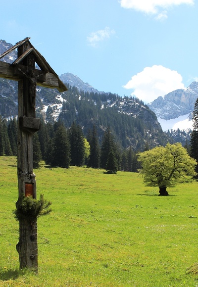 Auf dem Weg zur Vilser Alm