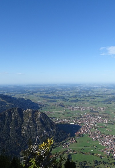 Blick vom Breitenberg auf Pfronten