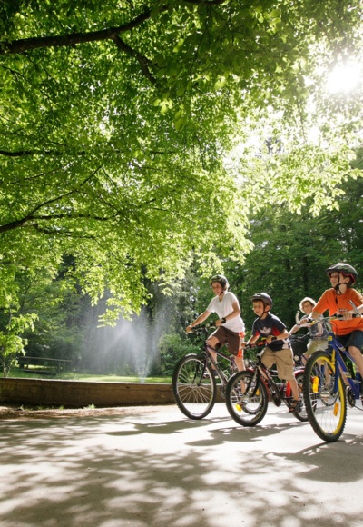 Fahrradtour mit Kindern