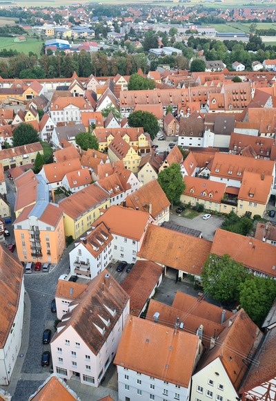 Schleifenroute - Nördlingen von oben
