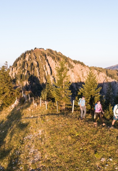 Blick über die Alpen