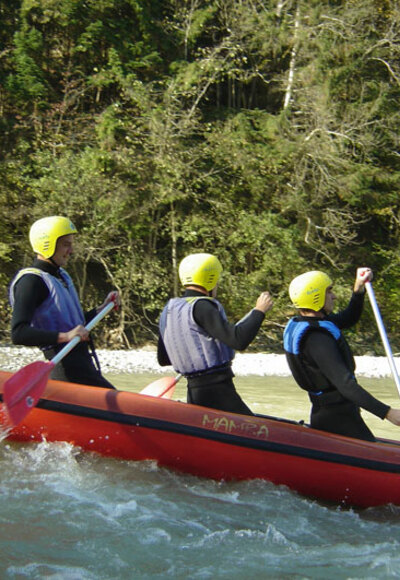 Kanadier auf der Iller