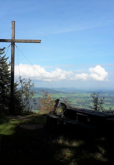 am Gipfel des Gschwender Horns