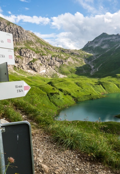 Blick auf den Schrecksee.