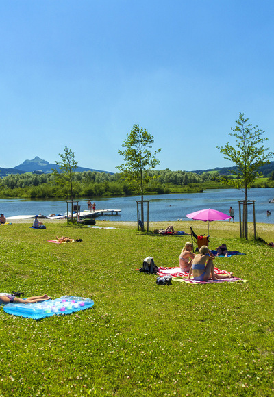 Naturbadeplatz Grüntensee beim Campingsplatz