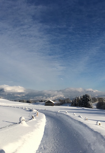 Winterwanderweg nach Hirtenstein