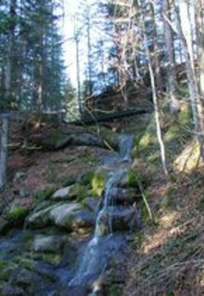 Der "große Wasserfall."