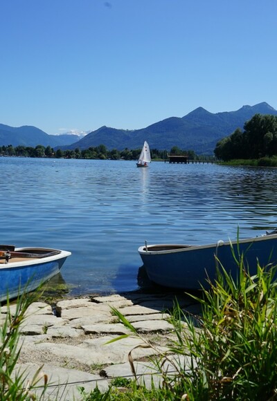 Chiemseeufer beim Fischer am See