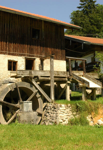 Die Getreidemühle im Mühltal. 