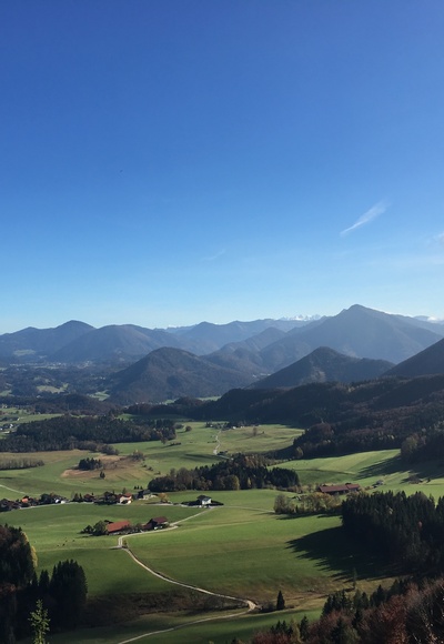 Blick Richtung Salzkammergut