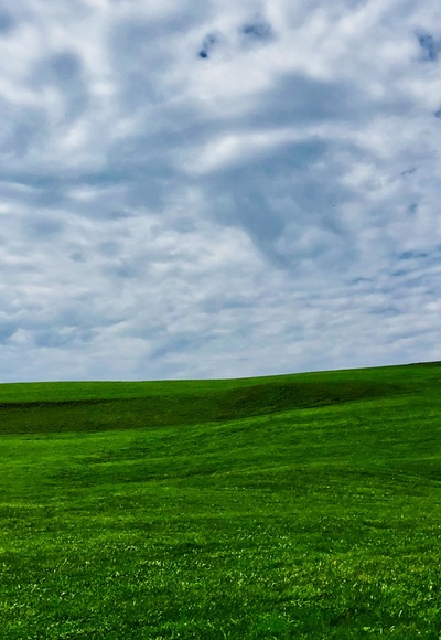 Landschaft kurz nach dem Start in Mondsee