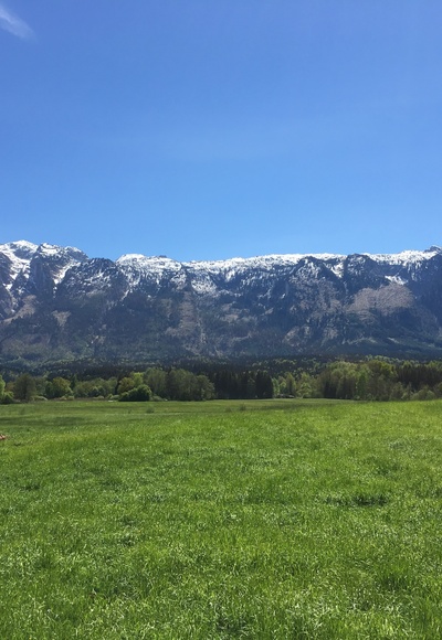 Ausblick auf den Untersberg