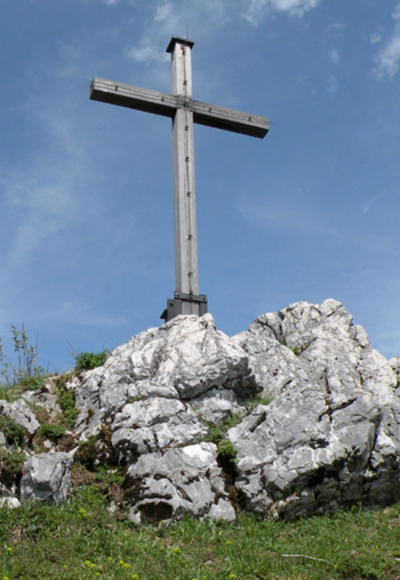 Gipfelkreuz am Lidaun