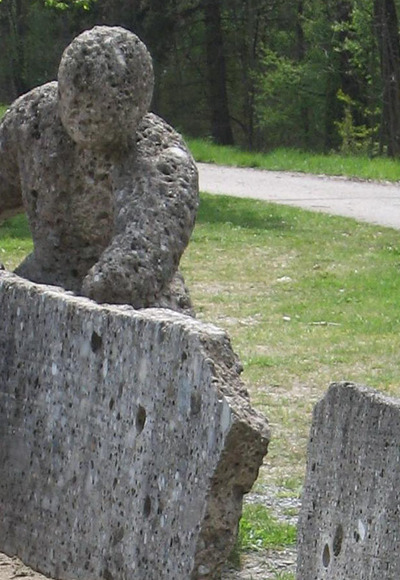 Steinerne Schiffsmo am Ausgangspunkt