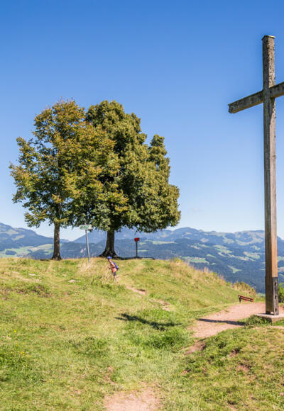 Gipfelkreuz am Gletscherblick