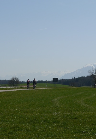 Rennradfahrer Waginger See Rundweg
