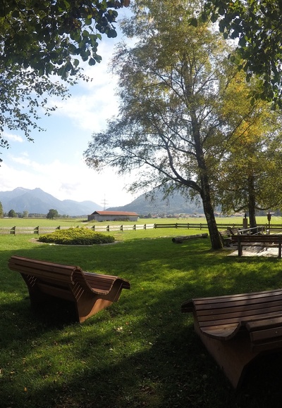 Entspannen am Kneippbecken