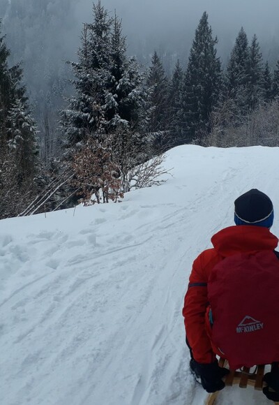 Start der Rodelbahn