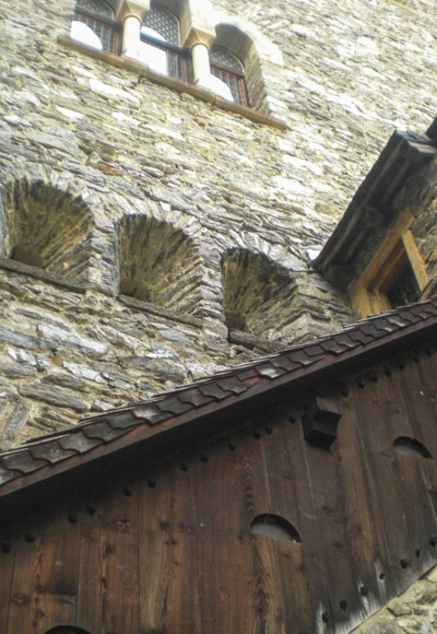 Burg Finstergrün in Ramingstein. Z18