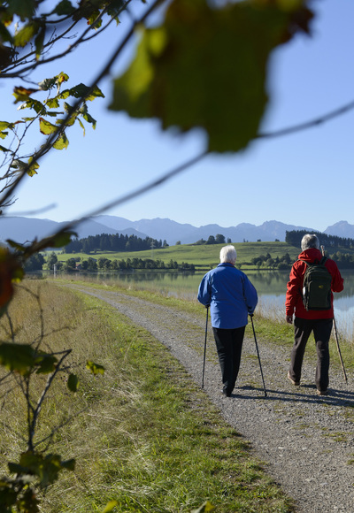 Entlang des Lechs auf dem LechErlebnisWeg bei Steingaden