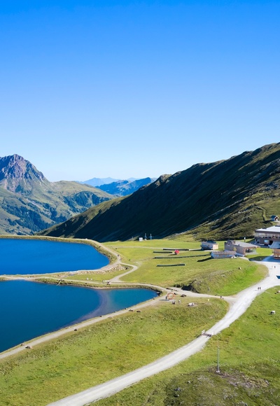 Wildkogel mit Gipfel und Gr. Rettenstein im Hintergrund